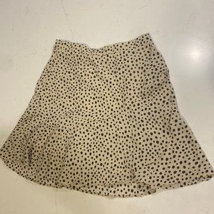 Francesca’s cheetah print skirt.